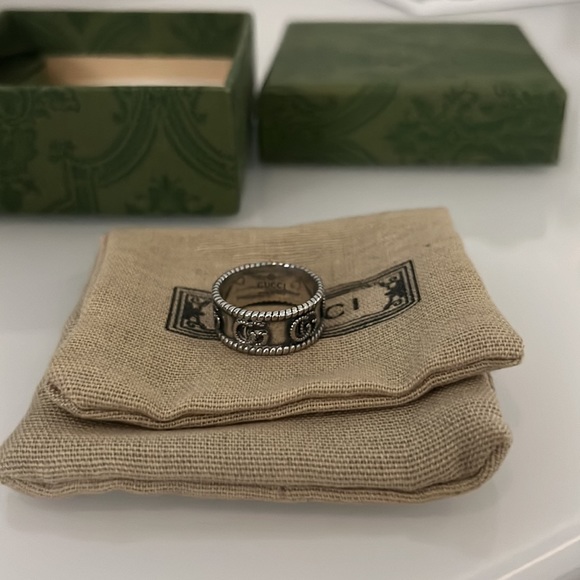 gucci double g silver ring - Picture 5 of 5